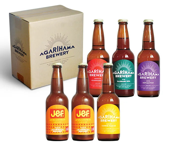 与那原町内企業コラボ商品！定番4種＋Jefオレンジクラフト2本　6本セット