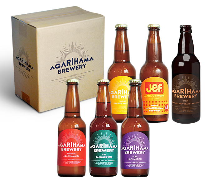 【12/20～発送開始】冬限定販売 AGARIHAMA BREWERY  オリジナルビール6本セット