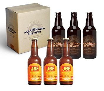 【12/20～発送開始】冬限定販売 German chocolate cake Stout＋Jefオレンジクラフト(330ml瓶2種 ×各3本)
